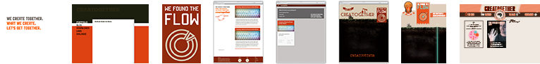 Initial layouts for the Creatogether redesign